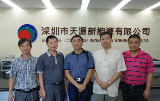 云南科協(xié)及云南太陽能協(xié)會來天源新能源考察交流